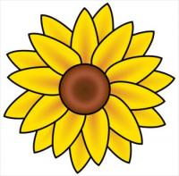 sunflower clipart re-creation