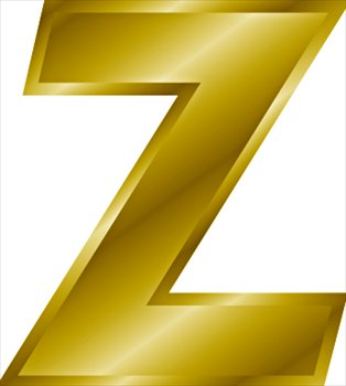 gold-letter-Z