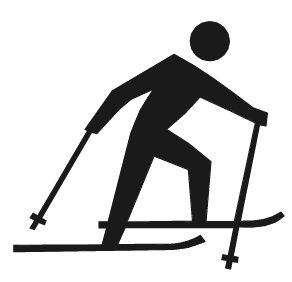 Nordic Skier Clipart