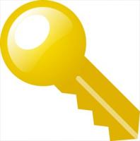 large-gold-key