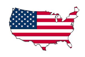 USA-flag-map