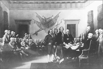 declaration of independence scroll clipart