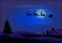 Christmas-card-Santa-moon