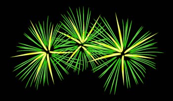 fireworks-triple-green