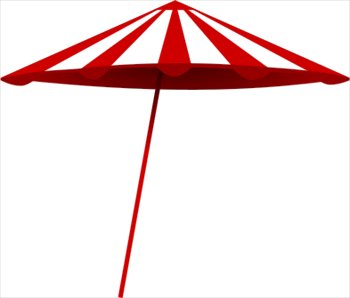 red-white-beach-umbrella