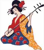 geisha-playing-shamisen