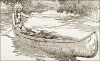 indian-in-canoe