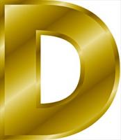gold-letter-D