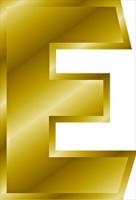 gold-letter-E