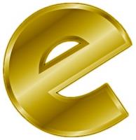 gold-letter-e-