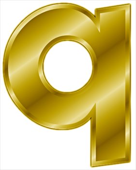 gold-letter-q-