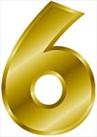 gold-number-6