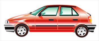 red-hatchback