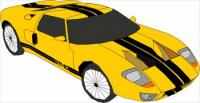 yellow-sports-car