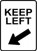 sign-keep-left