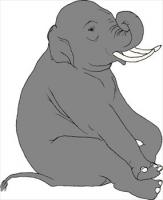 sitting-elephant